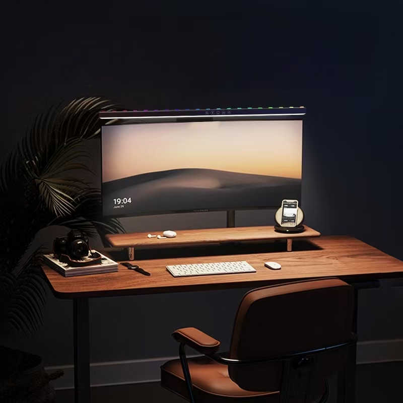 LEDモニターライトハンギングデスクランプ - 無段階調光、 - Desk Setup Lamp のレビューと価格