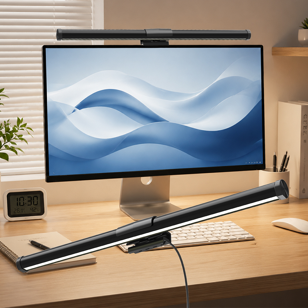 2個入り モニターライトバー LEDデスクライト 調光機能付 - Setup Desk Monitor のレビューと価格