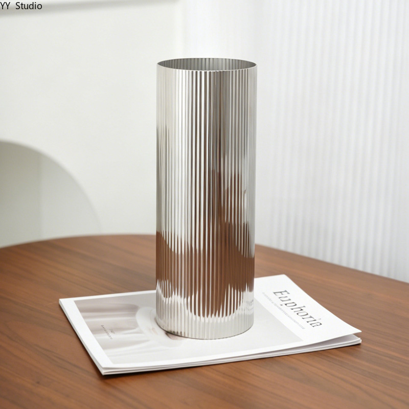 高級ステンレス鋼花瓶北欧ミニマリストリビングルームテーブル装 - Desk Setup Minimalist のレビューと価格