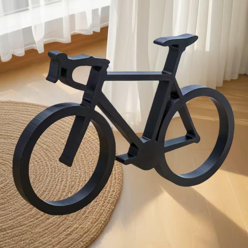 自転車彫刻 3Dプリント ミニマリストバイクアート モダンサ - Desk Setup Minimalist のレビューと価格