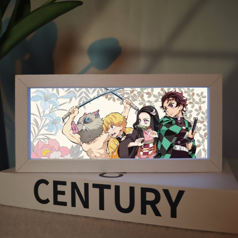 鬼滅の刃 竈門炭治郎 時透無一郎 クリエイティブな個性 ナイ - Desk Setup Lamp のレビューと価格