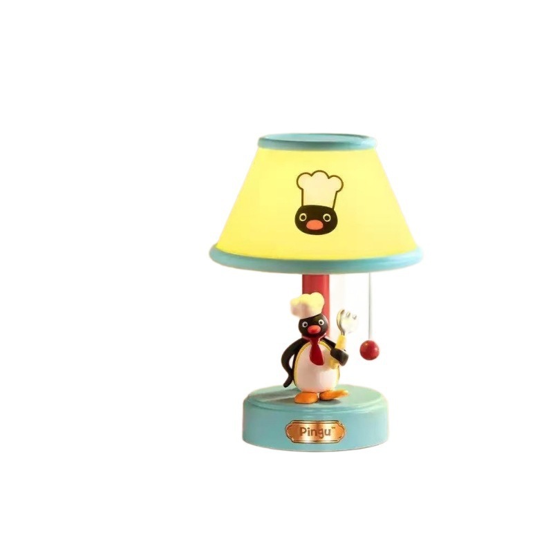 新しいピングーのシェフスタイルナイトライト、かわいい漫画のペ - Desk Setup Lamp のレビューと価格